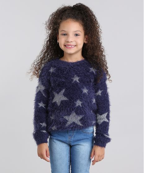 Sueter-Infantil-em-Trico-Estampado-de-Estrelas-Gola-Redonda-e-Manga-Longa-Azul-Marinho-8862423-Azul_Marinho_1