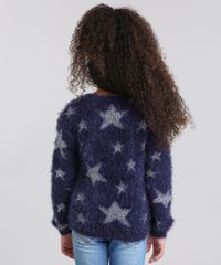 Sueter-Infantil-em-Trico-Estampado-de-Estrelas-Gola-Redonda-e-Manga-Longa-Azul-Marinho-8862423-Azul_Marinho_2