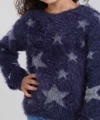 Sueter-Infantil-em-Trico-Estampado-de-Estrelas-Gola-Redonda-e-Manga-Longa-Azul-Marinho-8862423-Azul_Marinho_4