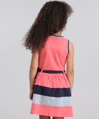 Vestido-com-Laco-Sem-Manga-em-Algodao---sustentavel-Coral-9048675-Coral_2