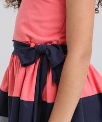 Vestido-com-Laco-Sem-Manga-em-Algodao---sustentavel-Coral-9048675-Coral_4