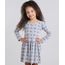 Vestido-Infantil-Estampado-Gola-Redonda-Manga-Longa-em-Algodao---sustentavel-Cinza-Mescla-9048466-Cinza_Mescla_1