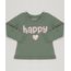 Blusa-Infantil---Happy--com-Paetes-Decote-Careca-Manga-Longa--Verde-Militar-9081880-Verde_Militar_1