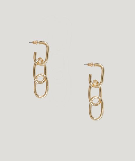 Brinco-Feminino-Corrente-Dourado-8839798-Dourado_1