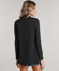 Blazer-Feminino-Longo-Listrado-Manga-Longa-Preto-9050269-Preto_2