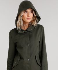 Parka-Feminina-Manga-Longa-Gola-com-Capuz--Verde-Militar-8855875-Verde_Militar_4