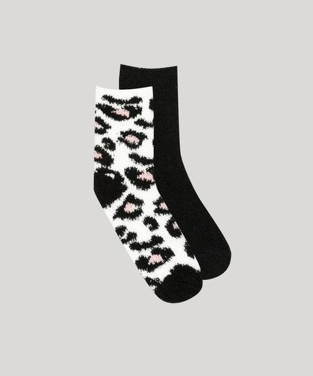Kit-de-2-Meias-Feminina-em-Plush-Multicor-8900248-Multicor_1 Kit-de-2-Meias-Feminina-em-Plush-Multicor-8900248-Multicor_1