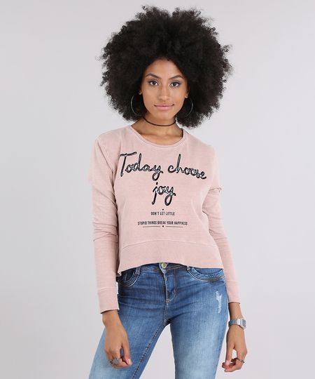 Blusao-em-Moletom-Cropped--Choose-Joy--Rose-8282622-Rose_1 Blusao-em-Moletom-Cropped--Choose-Joy--Rose-8282622-Rose_1