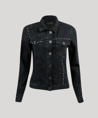 Jaqueta-Jeans-Destroyed-com-Tachas-Preta-9011564-Preto_5