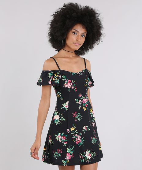 Vestido-Open-Shoulder-Estampado-Floral-Preto-9033237-Preto_1