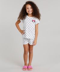 Pijama-Estampado-Minnie-em-algodao---sustentavel-Branco-9045346-Branco_1