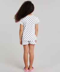 Pijama-Estampado-Minnie-em-algodao---sustentavel-Branco-9045346-Branco_2