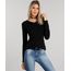 Sueter-Feminino-em-Trico-Manga-Longa-Gola-V-Preto-8839909-Preto_1