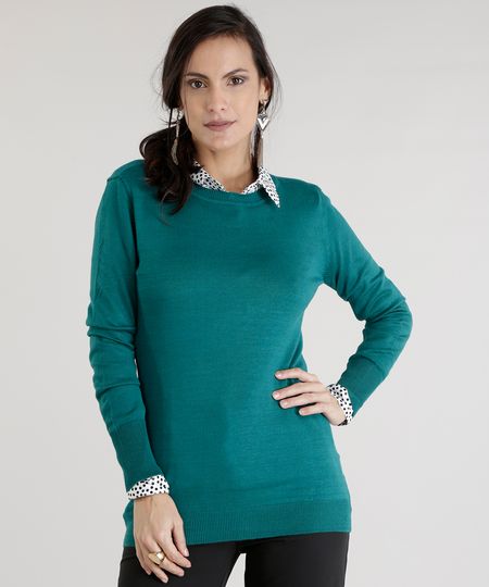 Sueter-em-Trico-Verde-8465830-Verde_1 Sueter-em-Trico-Verde-8465830-Verde_1