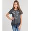 Blusa-Infantil-com-Franjas--Wish-On-A-Star--Decote-Redondo-Manga-Curta-Cinza-Mescla-Escuro-9036429-Cinza_Mescla_Escuro_1