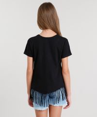 Blusa-Infantil-com-Franjas--We-Are-The-Revolution--Decote-Redondo-Manga-Curta-Preta-9036429-Preto_2