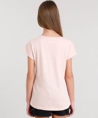 Blusa-Infantil--Brooklyn--com-Glitter-Decote-Redondo-Manga-Curta-em-Algodao---Sustentavel-Rose-9038979-Rose_2