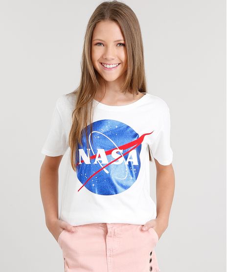 Blusa-Infantil-Lunar-com-Estampa-Metalizada-Decote-Redondo-Manga-Curta-Off-White-9108906-Off_White_1
