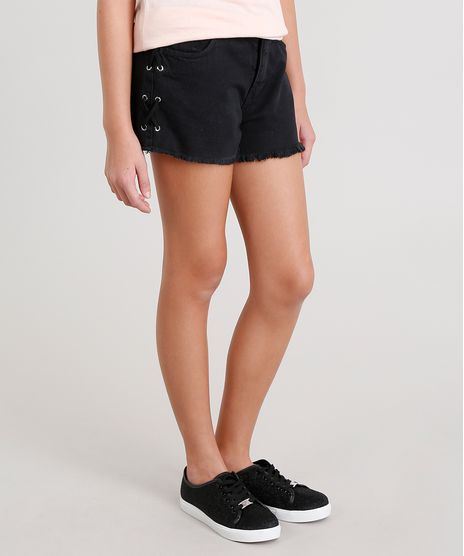 Short-Infantil-com-Ilhos-e-Amarracao-Preto-9046220-Preto_1