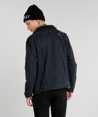 Jaqueta-Masculina-Destroyed-com-Pelo-Manga-Longa-Preta-8938384-Preto_2