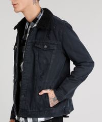 Jaqueta-Masculina-Destroyed-com-Pelo-Manga-Longa-Preta-8938384-Preto_4