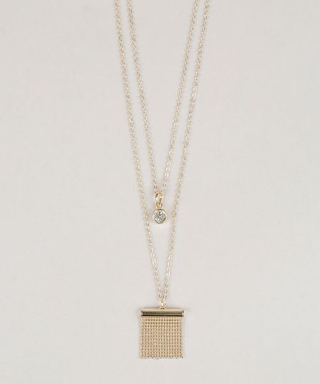 Colar-Duplo-Feminino-com-Pingentes-Dourado-8747314-Dourado_1