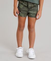 Short-Infantil-Estampado-Camuflado-com-Bordado-de-Borboletas-Verde-Militar-9035503-Verde_Militar_1