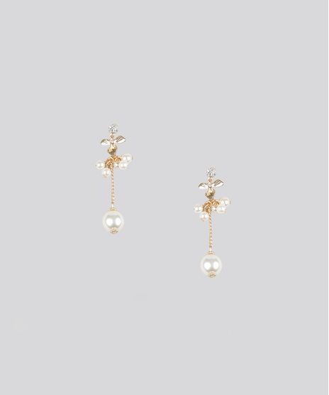 Brinco-Feminino-com-Strass-e-Corrente-Dourado-8839801-Dourado_1