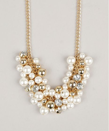 Colar-Feminino-com-Corrente-e-Strass-Dourado-8839708-Dourado_1