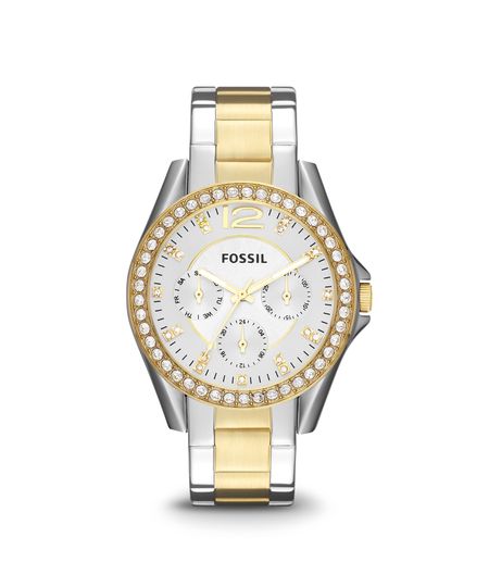 Relógio Fossil Feminino Riley - ES3204/5BN Menor preço em Relógio Fossil Feminino Riley - ES3204/5BN