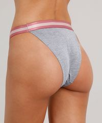 Calcinha-Feminina-Biquini-Cava-Alta-com-Elastico-Listrado--Cinza-Mescla-9023814-Cinza_Mescla_2