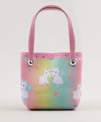 Bolsa-Estampada-de-Unicornio---Elasticos-de-Cabelo-Rosa-9116879-Rosa_2