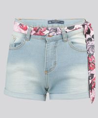 Short-Jeans-Reto-com-Faixa-Estampada-Floral-Azul-Claro-9060177-Azul_Claro_5