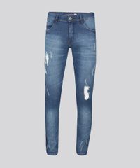 Calca-Jeans-Slim-Destroyed-Azul-medio-8938385-Azul_Medio_5
