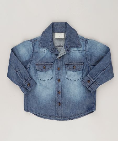 Camisa-Jeans-Azul-Escuro-9082727-Azul_Escuro_1 Camisa-Jeans-Azul-Escuro-9082727-Azul_Escuro_1