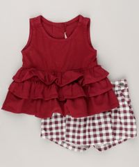 Conjunto-de-Regata-com-Babados---Short-Saia-Xadrez-Vinho-9036949-Vinho_1