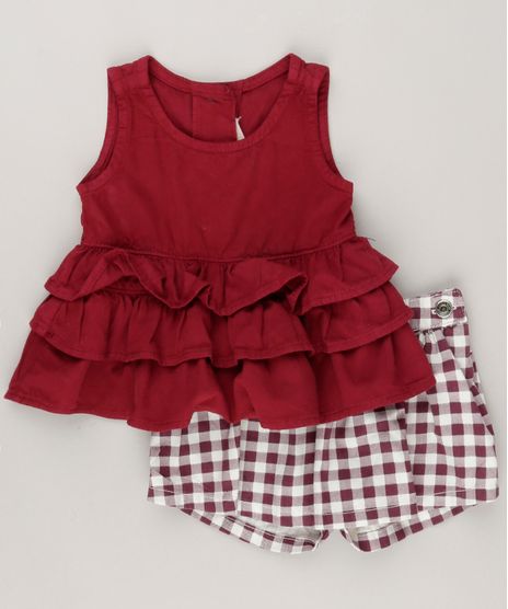 Conjunto-de-Regata-com-Babados---Short-Saia-Xadrez-Vinho-9036949-Vinho_1