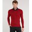 Sueter-Masculino-em-Trico-Manga-Longa-Gola-V-Vermelho-8848895-Vermelho_1