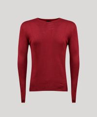 Sueter-Masculino-em-Trico-Manga-Longa-Gola-V-Vermelho-8848895-Vermelho_5
