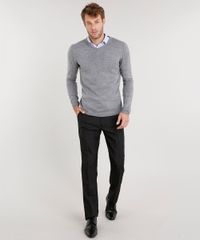Sueter-Masculino-em-Trico-Manga-Longa-Gola-V-Cinza-Mescla-8848889-Cinza_Mescla_3 Sueter-Masculino-em-Trico-Manga-Longa-Gola-V-Cinza-Mescla-8848889-Cinza_Mescla_3
