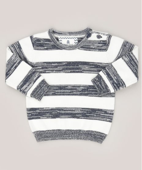 Sueter-Infantil-Listrado-em-Trico-Manga-Longa-Gola-Redonda-Off-White-8878386-Off_White_1