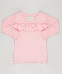 Blusa-Infantil-Canelada-com-Babado-Decote-Redondo-Manga-Longa-Rosa-9041687-Rosa_1
