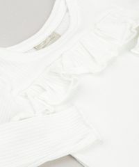 Blusa-Infantil-Canelada-com-Babado-Decote-Redondo-Manga-Longa-Off-White-9041687-Off_White_4