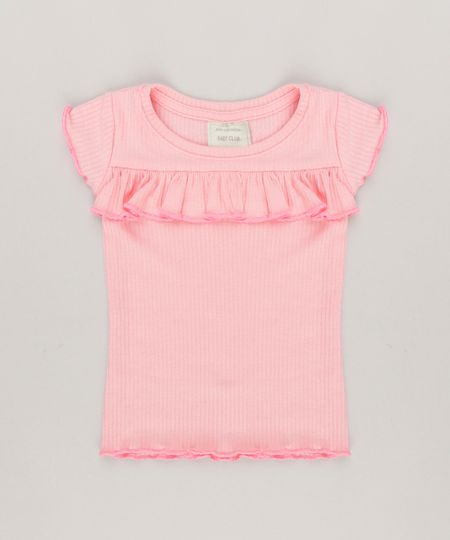 Blusa-Infantil-Canelada-com-Babado-Decote-Redondo-Manga-Curta-Rosa-9041688-Rosa_1 Blusa-Infantil-Canelada-com-Babado-Decote-Redondo-Manga-Curta-Rosa-9041688-Rosa_1