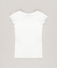 Blusa-Infantil-Canelada-com-Babado-Decote-Redondo-Manga-Curta-Off-White-9041688-Off_White_2