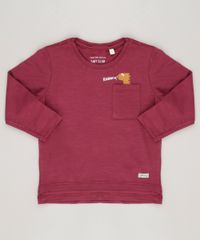 Camiseta-Infantil-Dinossauro-com-Bolso-Manga-Longa-Gola-Redonda-Vinho-9093406-Vinho_1