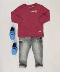 Camiseta-Infantil-Dinossauro-com-Bolso-Manga-Longa-Gola-Redonda-Vinho-9093406-Vinho_3