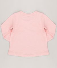 Blusa-Infantil--Little-Birds--Decote-Redondo-Manga-Longa-em-Algodao---Sustentavel-Rosa-9044896-Rosa_2