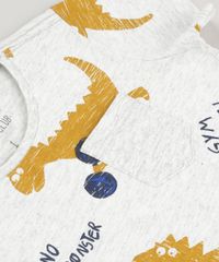 Camiseta-Infantil-Estampada-de-Dinossauro-com-Bolso-Manga-Curta-Gola-Redonda-Cinza-Mescla-Claro-9038020-Cinza_Mescla_Claro_4