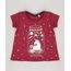 Blusa-Infantil--Unicornio--Brilha-no-Escuro-Decote-Redondo-Manga-Curta-em-Algodao---Sustentavel-Vinho-9044894-Vinho_1